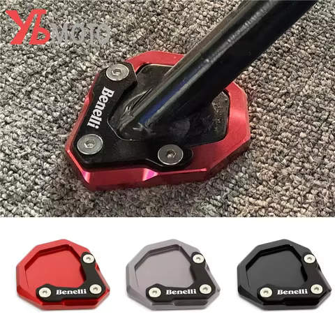 For Benelli leoncino 500 250 leoncino500 TRK251 Accessories Motorcycle CNC Side Stand Extension Kickstand Enlarger Support Plate 12 best sales zk502t - №5