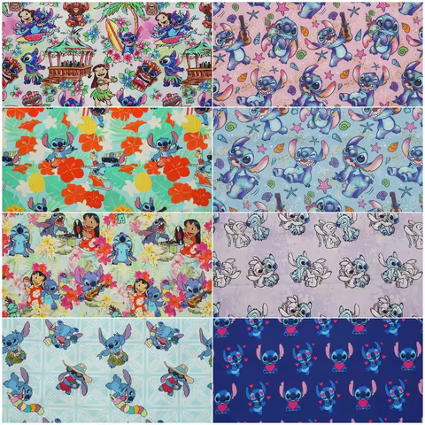 12 best sales lilo and stitch fabric - №8