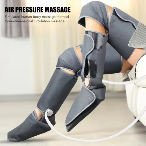 Electric Foot Calf Massager Air Pressure Circulation Massage Machine Pressotherapy Blood Circulation Relieve Leg Muscle Fatigue 10 best sales pressotherapie - №2