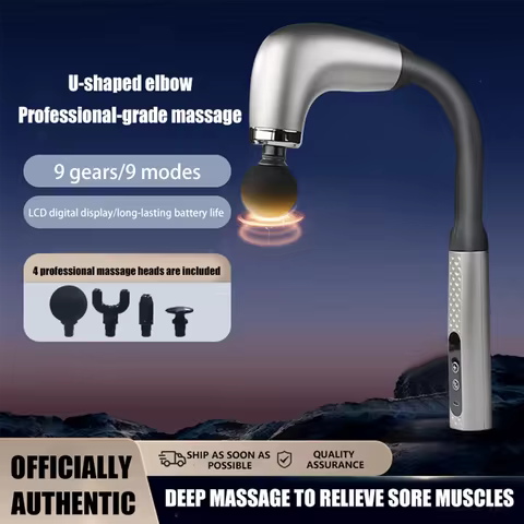 Electric Fascia Gun Massager Body Relaxation Trigger Point Massage Machine for Fitness Hammer Home Handheld Hammer 10 best sales massage gun ball - №6