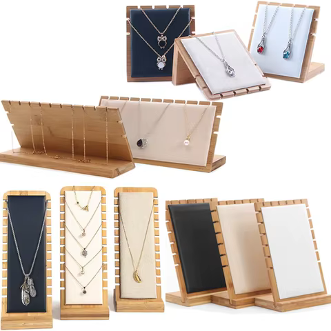 10 best sales bamboo jewelry display - №6