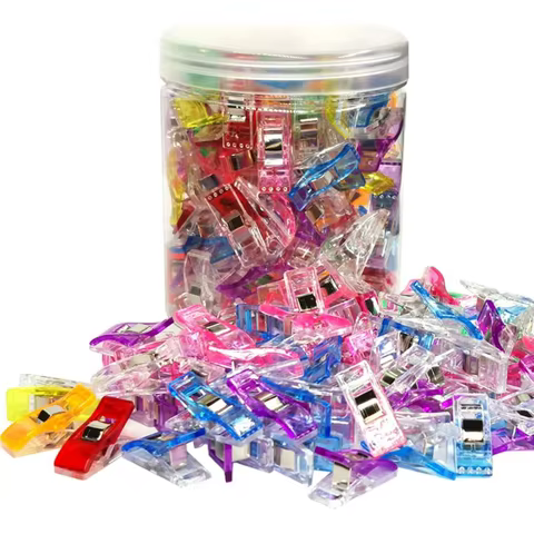 Sewing Clips Fabric Clips Premium Quilting Clips for Supplies Crafting Tools Plastic Clips for Crafts Sew Clips Sewing Notions 10 best sales fabric clips - №10