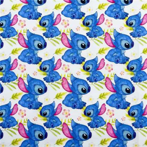 12 best sales lilo and stitch fabric - №4