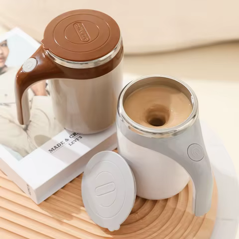 The New Fully Automatic Mixing Mug Is Kept Warm Practical Rechargeable The Style Is Novel and The Wireless Coffee Cup 8 best sales stainless steel espresso cup - №3
