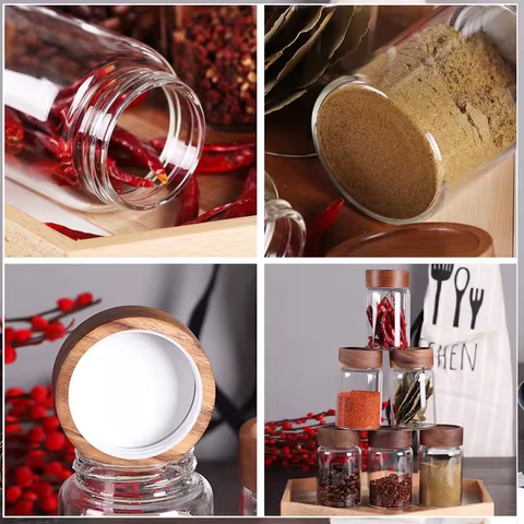 6 best sales glass jar set - №4