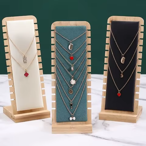 10 best sales bamboo jewelry display - №1