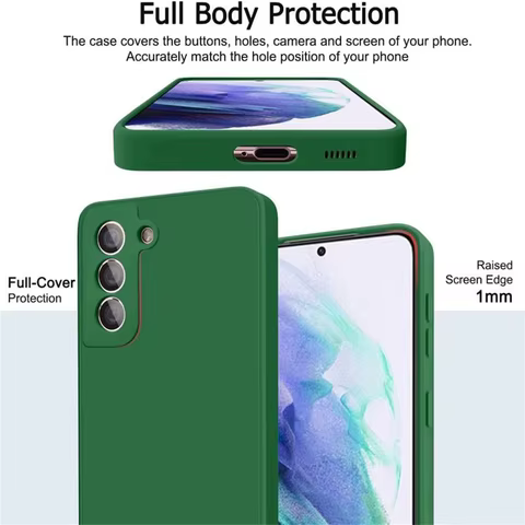 luxury Liquid Silicone Case for Samsung S25 S24 Galaxy S20 S21 S22 S23 FE Plus Note10 20 A52 A31 A41 A71 A51 A72 A70 A50 Coque 8 best sales display touch samsung a31 original - №2