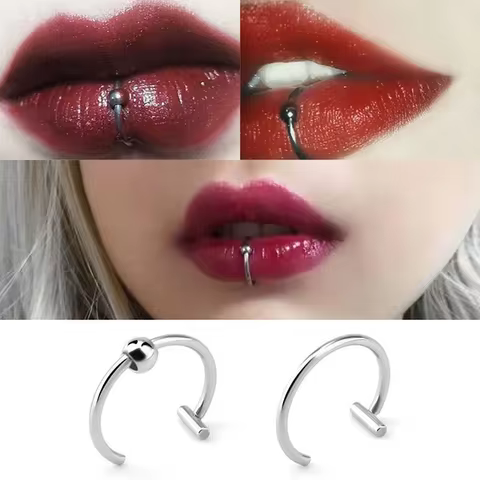 10 best sales smiley piercing jewelry - №5