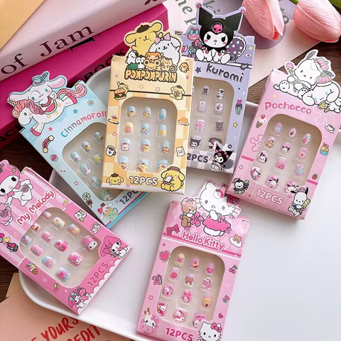8 best sales hello kitty fake nails - №3