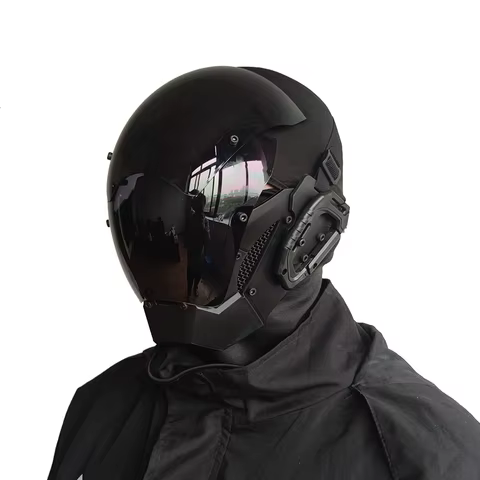JAUPTO Cyberpunk Mask Playing Cosplay Robocop of the Future Futuristic Cool Standard Model Science Fiction for Halloween Party 12 best sales odst - №8