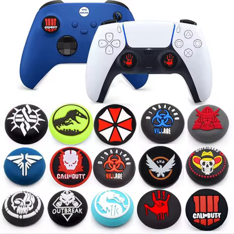 Thumb Stick Grip Cap Thumbstick Joystick Cover Case For Sony Dualshock 5/4/3 PS5 PS4 PS3 Slim Xbox 360 NS Switch Pro Controller 10 best sales grip ps5 - №9