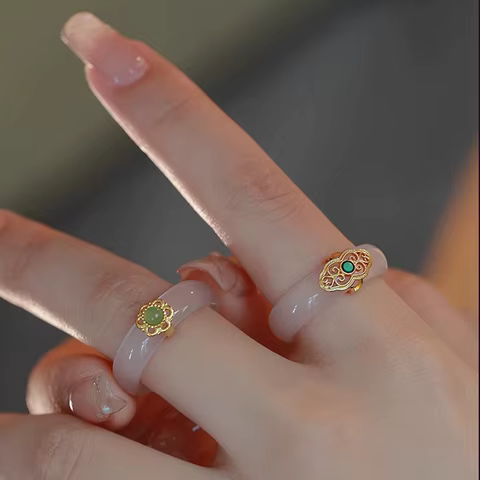 8 best sales jade rings for women - №5