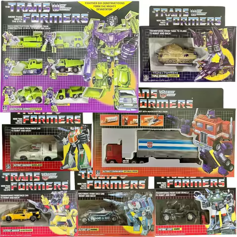 Transformetion G1 Reissue KO OP prime Menasor Wheeljack Hound Mirage Prowl Sunstreaker Action Figure Toy Gift Collection 8 best sales g1 reissue transformers - №1