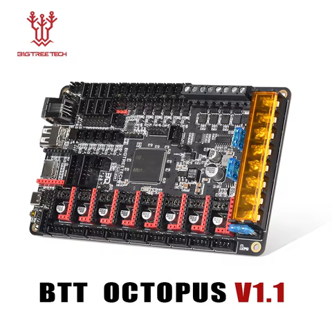 BIGTREETECH BTT OCTOPUS V1.1 32bit Control Board TMC2209 TMC2208 UART 3D Printer Parts Motherboard Ender 3 V2 Upgrade For VORON 10 best sales bigtreetech octopus - №4
