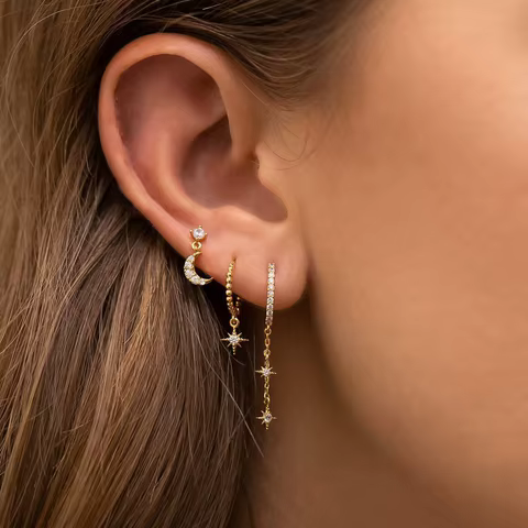 6 best sales stretch earrings - №4