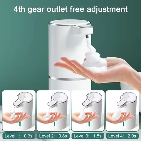 Xiaomi 380ml Touchless Liquid Soap Dispenser Foam USB Wall Mounted Smart Display Automatic Infrared Induction Hand Washer 12 best sales wall mop - №11