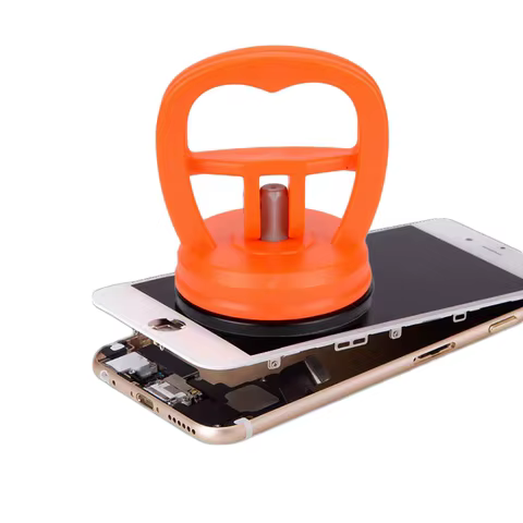 5.5cm Universal Disassembly Heavy Duty Suction Cup Mobile Phone LCD Screen Opening Repair Tools for iPhone iPad Car concave 8 best sales screen replacement tools - №8