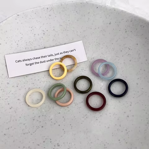 10 best sales multicolor ring - №2