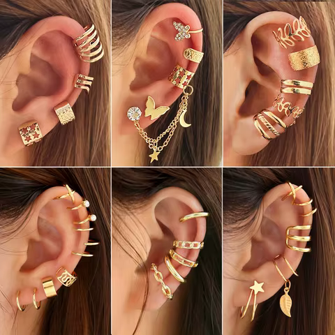 10 best sales ear cuffs silver - №10