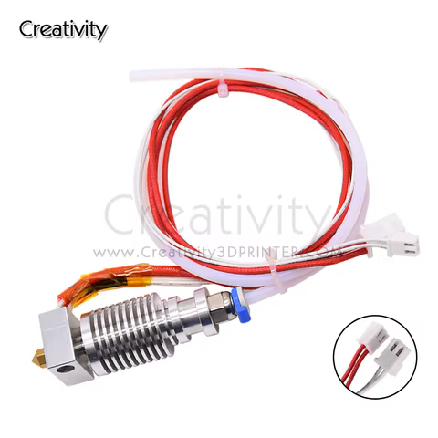 Ender 3 Metal J-Head CR10 MK8 Hotend Extruder Kit Heat Block Nozzle Heater Thermistor for CR10s Pro Ender3 V2 Ender 5 3D Printer 10 best sales k2s - №9