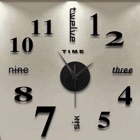 10 best sales 3d clock wall - №8