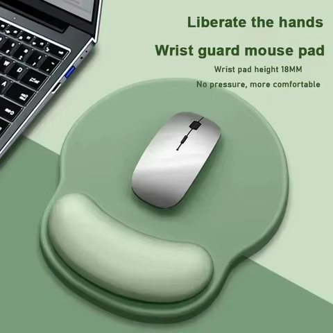 Gradient color mouse pad comfortable wrist rest non-slip mouse pad soft mouse pad wrist rest computer desktop silicone mouse pad 8 best sales custom desk mat - №7