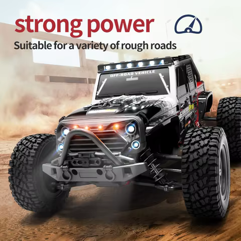 16103PRO 2.4GHz 70KM/H Professional RC Car: Brushless Motor, 1:16 Scale 4WD High-Speed Off-road Climbing Vehicle Wtith LED Light 10 best sales 1 16 rc car - №4