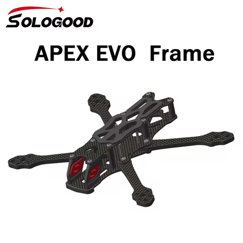 SoloGood APEX EVO Frame Kit Quadcopter for CADDX Vista Polar Nebula Pro RunCam Link Phoenix DJI O3 Air Unit 2306 Motor 10 best sales spectral 2 drone - №6