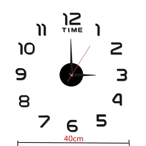 10 best sales 3d clock wall - №5