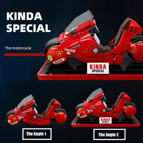 Technical Motorcycle Japanese Anime Akira Kaneda Motobike Classic Model Building Blocks Bricks Kid Gift Diy Toys Set 10 best sales lego manga - №4