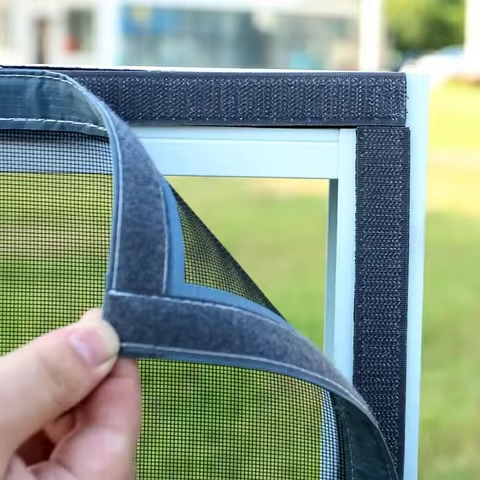 Self-adhesive and reusable mosquito nets for windows, anti-mosquito window screens, tulle, customizable in summer washable mesh 10 best sales uss constitution - №6