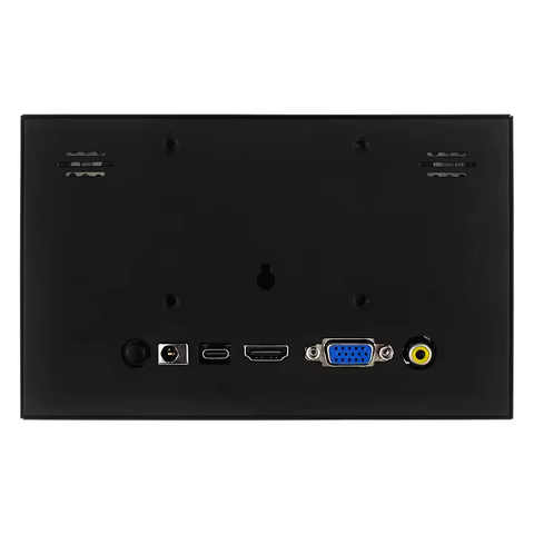 7 Inch Portable Display IPS 1024x600 LCD HDMI-compatible VGA AV Input DC Type C Power In for PC Laptop Camera TV Box DVD Screen 8 best sales portable dvd player with screen - №3