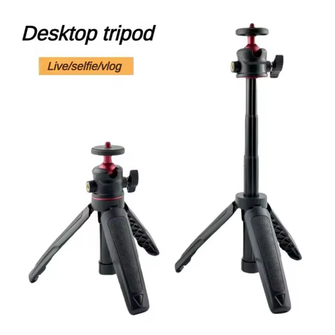 Mini Desktop Selfie Stick Tripod Handheld Camera Camera Live Vlog Camera Phone Portable Retractable Stand 8 best sales dprk - №1