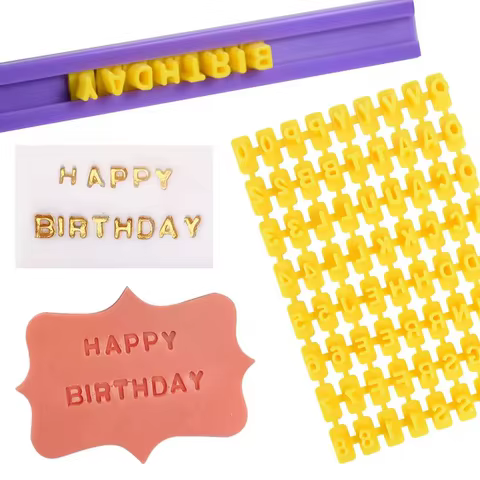 Cookie Mold DIY Letter Number Alphabet Press Stamp Printing Embossing Mold Biscuits Cutter Cake Baking Tool Accessories DIY Tool 8 best sales teddy bear cookie cutter - №1