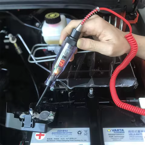 Car Truck Voltage Circuit Tester 6V 12V 24V Auto Car Diagnostic Probe Test Pen Light Bulb Electric Measuring Pen Repair Tools 12 best sales refurbished nokia - №9