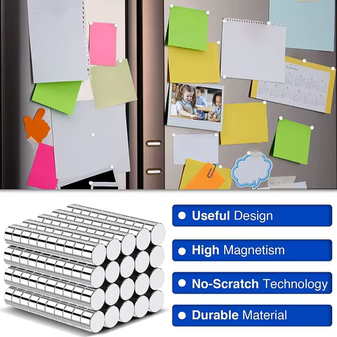 120pcs Powerful Round Magnet 4x2mm For Refrigerator,Office,DIY 8 best sales refridgerator magnet - №4