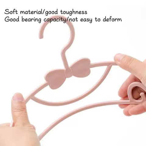 Baby Hanger 10pcs Kids Clothes Hanger Rack Display Cute Hanger Hanger Clip Hanger Wholesale 8 best sales clothes hangers bulk - №5