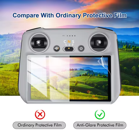 Tempered Glass for DJI Mini 4 Pro RC 2 Remote Control Screen Protector for DJI Mini4 Pro RC2 Anti-scratch Film Glass Accessories 8 best sales drone dji phantom 3 - №8