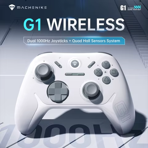 MACHENIKE G1 Wireless Gaming Controller with 1K Polling Rate Hall Effect Trigger Joystick For Nintendo Switch PC iOS Android 10 best sales laptop oled - №2
