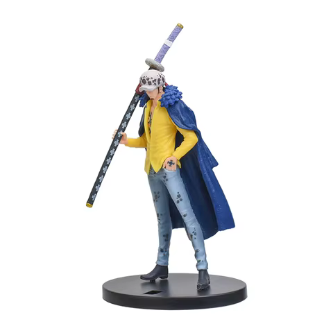 One Piece Anime Action Figure Toys Wano Country Trafalgar D Water Law Manga PVC Collection Figurine Model Dolls Gifts Kids 10 best sales 50 cent figure - №2