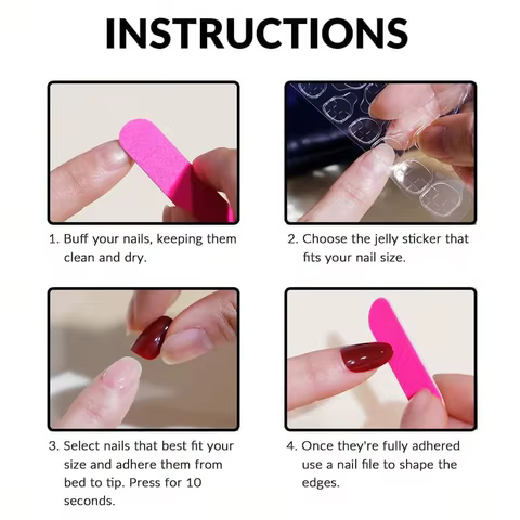 8 best sales designer press on nails - №1