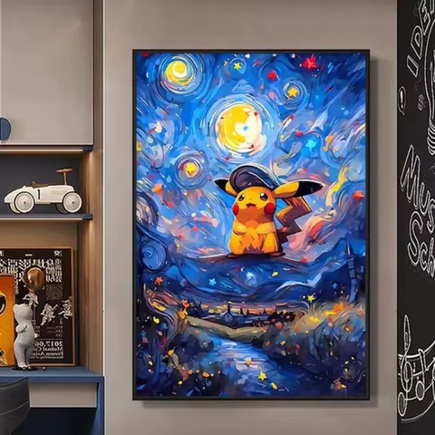8 best sales pikachu poster - №5