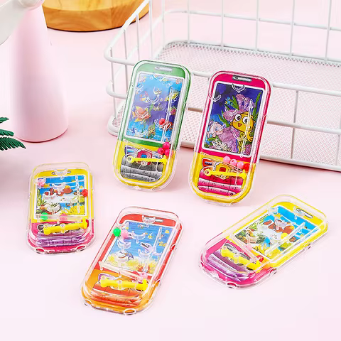 12Pcs MIni Pin Ball Puzzle Marble Game Intelletual Toy Kids Birthday Party Favors Carnival Boys Girls Prizes Piñata Pack Rewards 6 best sales meiliang watercolor - №2