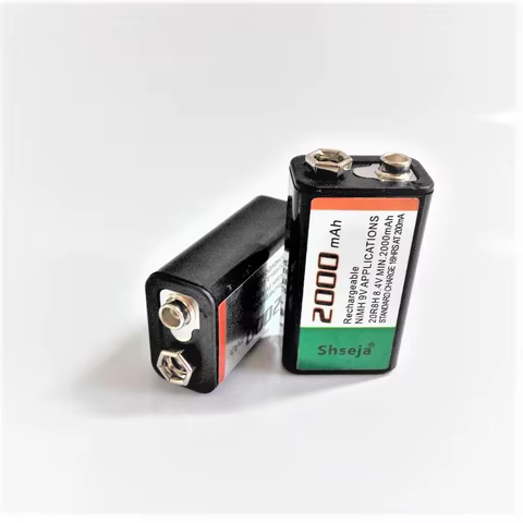 9 volt Ni-MH battery for Microphone Large-capacity 2000mAh 9V rechargeable battery 10 best sales recharge battery - №7