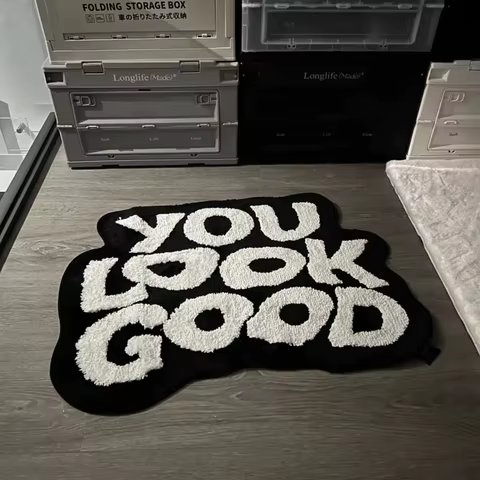 10 best sales irregular shaped rug - №1