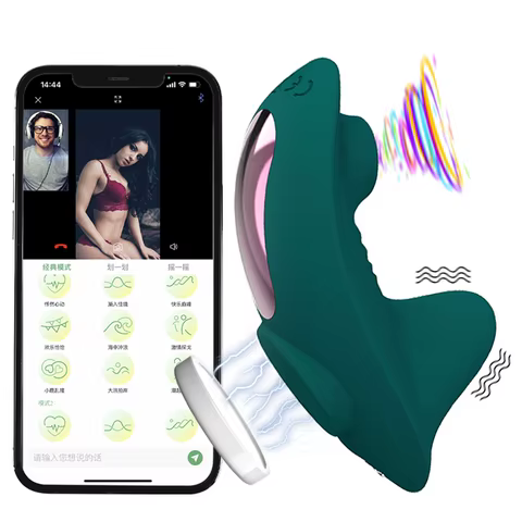 Wearable Mini Vibrator For Women Clitoris Sucker App Bluetooth Remote Control Vibro On Sexy Panties Adults Sex Toys Stimulator 8 best sales bluetooth vagina - №6