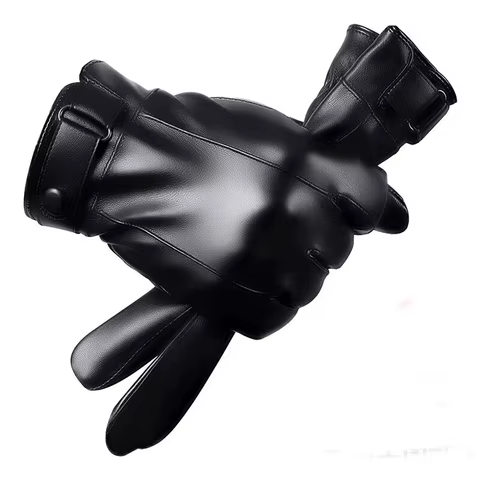 Winter Cycling Gloves Men's Motorcycle Winter Outdoor Waterproof And Cold Protection Pile Thick Riding Electric Car Warm Gloves 10 best sales winter gloves men - №1