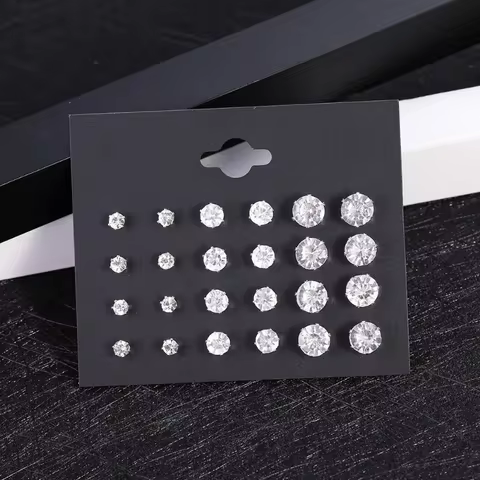 6 best sales crystal ball earrings - №3