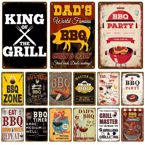 8 best sales bbq sign - №4