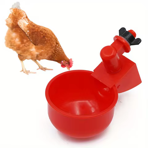 Chicken Drinking Bowl Drinking Water Quail Poultry Automatic Water Dispenser Duck and Pigeon Free Range Chicken 10 best sales chicken drinker - №1